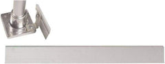 Hollaender - 4' Long x 4" High, Aluminum Toeboard - 4" Pipe, Includes Toeboard & Bag Hardware - USA Tool & Supply