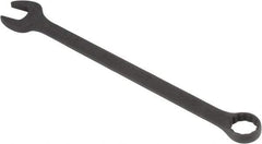 Paramount - 1-3/8" 12 Point Offset Combination Wrench - 15° Offset Angle, 18-1/2" OAL, Chrome Vanadium Steel, Black Finish - USA Tool & Supply