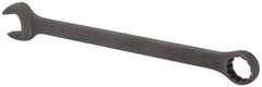 Paramount - 25mm 12 Point Offset Combination Wrench - 15° Offset Angle, 13-11/32" OAL, Chrome Vanadium Steel, Black Finish - USA Tool & Supply