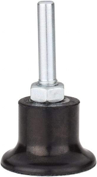 Tru-Maxx - 1-1/2" Diam Quick-Change Type P Disc Backing Pad - 1/4" Shank Diam, Hard Density, 30,000 RPM, Quick-Lok Compatible - USA Tool & Supply