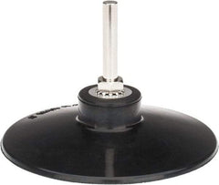 Tru-Maxx - 4" Diam Quick-Change Type R Disc Backing Pad - 1/4" Shank Diam, Medium Density, 10,000 RPM, Quick-Lok Compatible - USA Tool & Supply