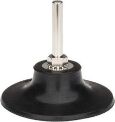 Tru-Maxx - 3" Diam Quick-Change Type R Disc Backing Pad - 1/4" Shank Diam, Medium Density, 20,000 RPM, Quick-Lok Compatible - USA Tool & Supply