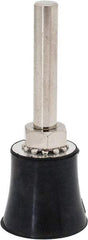 Tru-Maxx - 1" Diam Quick-Change Type R Disc Backing Pad - 1/4" Shank Diam, Medium Density, 30,000 RPM, Quick-Lok Compatible - USA Tool & Supply