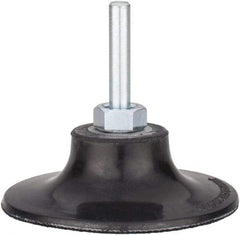 Tru-Maxx - 3" Diam Quick-Change Type P Disc Backing Pad - 1/4" Shank Diam, Medium Density, 20,000 RPM, Quick-Lok Compatible - USA Tool & Supply