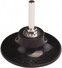 Tru-Maxx - 3" Diam Quick-Change Type P Disc Backing Pad - 1/4" Shank Diam, Hard Density, 20,000 RPM, Quick-Lok Compatible - USA Tool & Supply