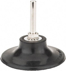 Tru-Maxx - 3" Diam Quick-Change Type S Disc Backing Pad - 1/4" Shank Diam, Soft Density, 20,000 RPM, Quick-Lok Compatible - USA Tool & Supply