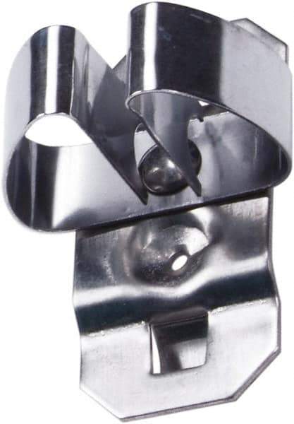 Triton - Spring Clip Standard Pegboard Hook - 2-3/4" Projection, Stainless Steel - USA Tool & Supply