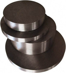 Value Collection - 3-1/2 Inch Diameter, 1 Inch Long, O-1 Oil Hardening Decarb Free Tool Steel Round - +0.025/+0.070 Inch Tolerance, Stock Length - USA Tool & Supply
