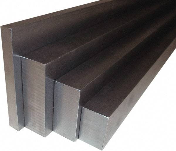 Value Collection - 1' Long x 9" Wide x 1" Thick, 1018 Steel Rectangular Bar - Cold Finished - USA Tool & Supply