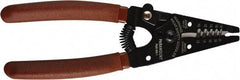 Paramount - 18 to 10 AWG Capacity Wire Stripper - 6" OAL, Plastic Dipped Handle - USA Tool & Supply