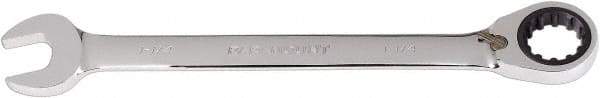 Paramount - 1-1/4" 12 Point Combination Wrench - 13° Head Angle, 16-11/16" OAL, Chrome Vanadium Steel, Polished Finish - USA Tool & Supply