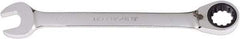 Paramount - 1" 12 Point Combination Wrench - 13° Head Angle, 12-11/16" OAL, Chrome Vanadium Steel, Polished Finish - USA Tool & Supply