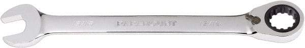 Paramount - 13/16" 12 Point Combination Wrench - 13° Head Angle, 11-3/8" OAL, Chrome Vanadium Steel, Polished Finish - USA Tool & Supply