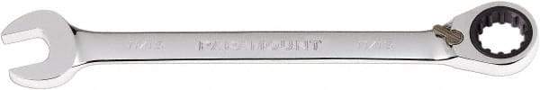Paramount - 11/16" 12 Point Combination Wrench - 13° Head Angle, 8-7/8" OAL, Chrome Vanadium Steel, Polished Finish - USA Tool & Supply