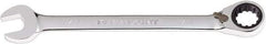 Paramount - 11/16" 12 Point Combination Wrench - 13° Head Angle, 8-7/8" OAL, Chrome Vanadium Steel, Polished Finish - USA Tool & Supply