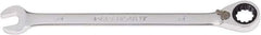 Paramount - 1/4" 12 Point Combination Wrench - 13° Head Angle, 5" OAL, Chrome Vanadium Steel, Polished Finish - USA Tool & Supply