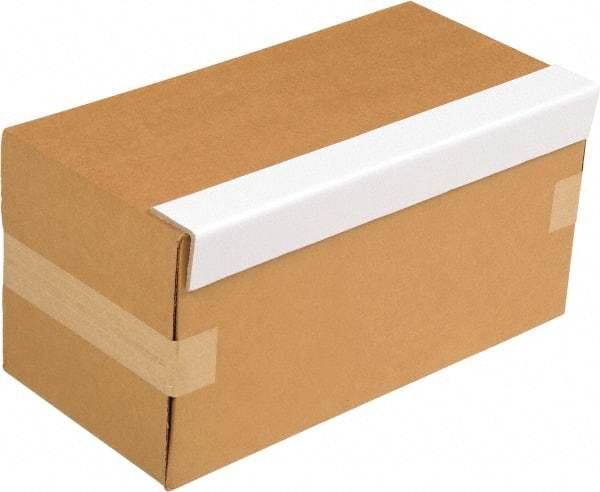 Vestil - 24" Long x 3" Wide x 3" High x 1/16" Thick Edge - White, Cardboard Box, 50 Piece - USA Tool & Supply