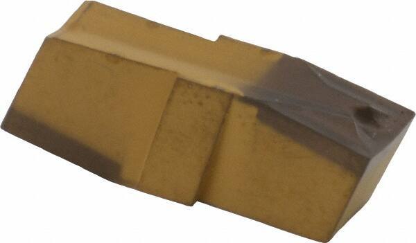 Iscar - 445015GIF Grade IC8250, 4.45mm Cutting Width Carbide Grooving Insert - 13mm Max Depth of Cut, Neutral, 0.15mm Corner Radius, TiCN/Al2O3/TiN Finish - USA Tool & Supply