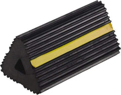 Vestil - 12" Wide x 5-3/4" High x 6-1/2" Deep, Rubber Wheel Chock - USA Tool & Supply