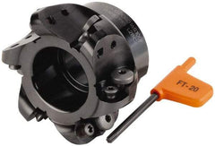 Kennametal - 76.2mm Cut Diam, 8mm Max Depth, 1" Arbor Hole, 6 Inserts, RD.. 1604... Insert Style, Indexable Copy Face Mill - KDM300 Cutter Style, 50.04mm High, Series KDM - USA Tool & Supply