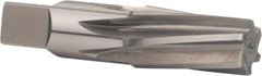 Alvord Polk - 1-1/4" Pipe, 1-1/4" Diam, 1.444" Small End Diam, 1-5/16" Straight Shank, 1-3/4" Flute, Taper Pipe Reamer - USA Tool & Supply