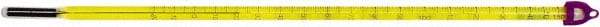 H-B Instruments - 20 to 440°F, PTFE Encapsulated Thermometer - 14 Inch Immersion Length, 2° Division Graduation - USA Tool & Supply