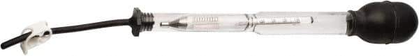 H-B Instruments - 165mm Long, Steel Battery Hydrometer - 0.005 Graduation, 1.15/1.30 Specific Gravity - USA Tool & Supply