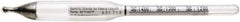 H-B Instruments - 165mm Long, Steel Specific Gravity Hydrometer - 0.005 Graduation, 1.40/1.65 Specific Gravity - USA Tool & Supply