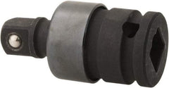 Paramount - 3/8 Male 3/8 Female Impact Universal Joint - 1-11/16" OAL - USA Tool & Supply