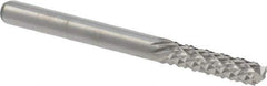 M.A. Ford - 1/8" Diam, 1/2" LOC, End Mill End, Solid Carbide Diamond Pattern Router Bit - 1-1/2" OAL, 1/8" Shank Diam - USA Tool & Supply