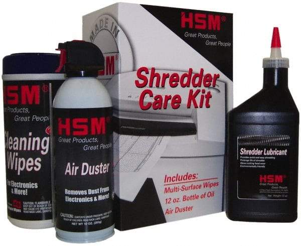 HSM of America - Shredder Care Kit - Use with Document Shredders - USA Tool & Supply