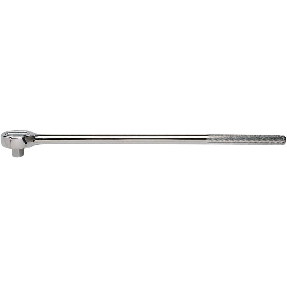 Wright Tool & Forge - Ratchets; Tool Type: Ratchet ; Drive Size (Inch): 3/4 ; Head Shape: Round ; Head Features: Reversible ; Finish/Coating: Full Polish Chrome ; Overall Length (Inch): 24 - Exact Industrial Supply