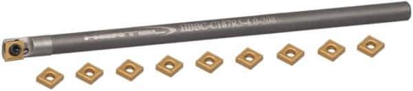 Hertel - 0.286 Inch Min Diam of Smallest Bar, 2 Inch Min Diam of Largest Bar, Carbide Indexable Boring Bar Set - CD.. Insert Style, Screw Holding Method - USA Tool & Supply