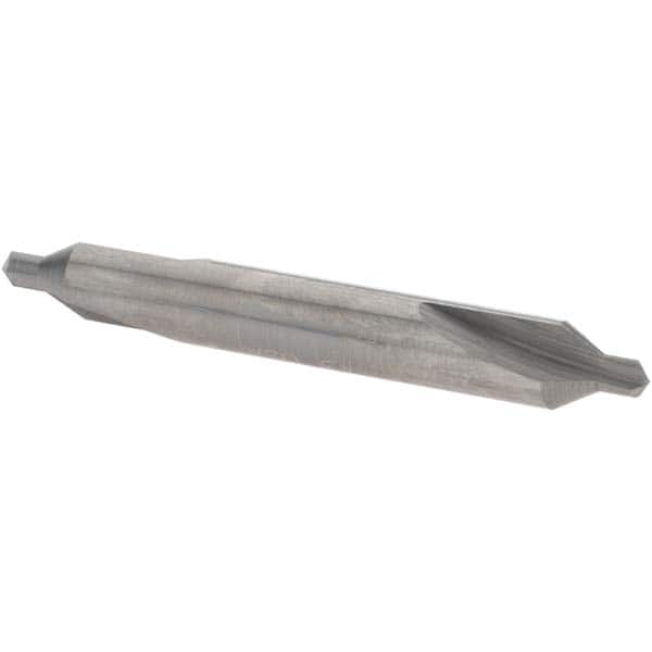 Cleveland - #3 Plain Cut 60° Incl Angle Solid Carbide Combo Drill & Countersink - Exact Industrial Supply