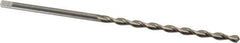 Cleveland - #16, 118° Point, Parabolic Flute, High Speed Steel Taper Length Drill Bit - Bright Finish, 3-3/8" Flute Length, 5-3/4" OAL, Series 2565 - USA Tool & Supply