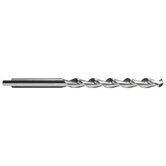 Cleveland - #26 118° Parabolic Flute High Speed Steel Taper Length Drill Bit - USA Tool & Supply