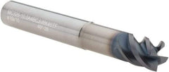 Walter-Prototyp - 10.01mm, 10mm LOC, 10mm Shank Diam, 3" OAL, 4 Flute, Solid Carbide Square End Mill - Single End, TiAlN Finish, Helical Flute, Centercutting, Right Hand Cut, Right Hand Flute - USA Tool & Supply