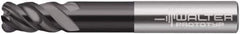 Walter-Prototyp - 16mm, 4 Flute, Single End, Solid Carbide, 0.039" Corner Radius End Mill - 5" OAL, 50° Helix, Right Hand Flute, 32mm LOC, Right Hand Cut, - USA Tool & Supply