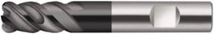 Walter-Prototyp - 3/4", 3 Flute, Single End, Solid Carbide, 0.16" Corner Radius End Mill - 4" OAL, 50° Helix, Right Hand Flute, 1-1/4" LOC, Right Hand Cut, - USA Tool & Supply