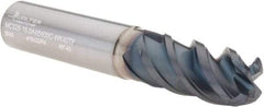 Walter-Prototyp - 16mm, 4 Flute, Single End, Solid Carbide, 0.157" Corner Radius End Mill - 4" OAL, 50° Helix, Right Hand Flute, 32mm LOC, Right Hand Cut, - USA Tool & Supply
