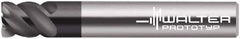 Walter-Prototyp - 10.01mm, 4 Flute, Single End, Solid Carbide, 0.01" Corner Radius End Mill - 3" OAL, 50° Helix, Right Hand Flute, 10mm LOC, Right Hand Cut, - USA Tool & Supply