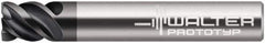 Walter-Prototyp - 9.7mm, 4 Flute, Single End, Solid Carbide, 0.01" Corner Radius End Mill - 3" OAL, 50° Helix, Right Hand Flute, 10mm LOC, Right Hand Cut, - USA Tool & Supply