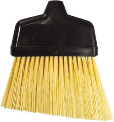 Unger - 6-3/8" Wide, Yellow Synthetic Bristles, Angled Broom - Flagged, Water Resistant - USA Tool & Supply