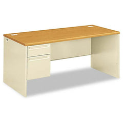 Hon - Office Desks Type: Single Pedestal w/Left Hand Return Center Draw: No - USA Tool & Supply