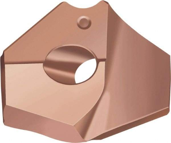 Walter - Series P6003, 12.95mm Diam Grade WMP35 140° Replaceable Drill Tip - Carbide, TiAlN Finish - USA Tool & Supply