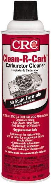 CRC - Acetone Carburetor & Parts Cleaner - 20 oz Aerosol Can - USA Tool & Supply