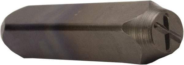 C.H. Hanson - 5/32" Character Size, X Character, Heavy Duty Individual Steel Stamp - USA Tool & Supply