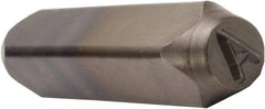 C.H. Hanson - 5/8" Character Size, A Character, Heavy Duty Individual Steel Stamp - USA Tool & Supply