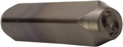 C.H. Hanson - 5/8" Character Size, Q Character, Heavy Duty Individual Steel Stamp - USA Tool & Supply