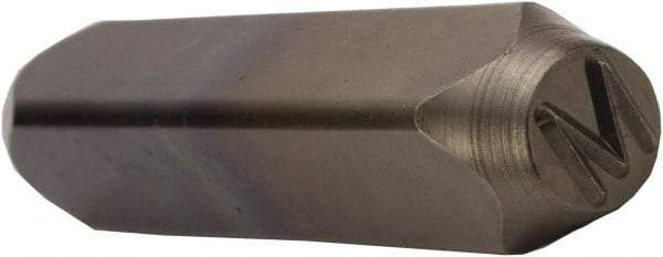 C.H. Hanson - 5/8" Character Size, M Character, Heavy Duty Individual Steel Stamp - USA Tool & Supply